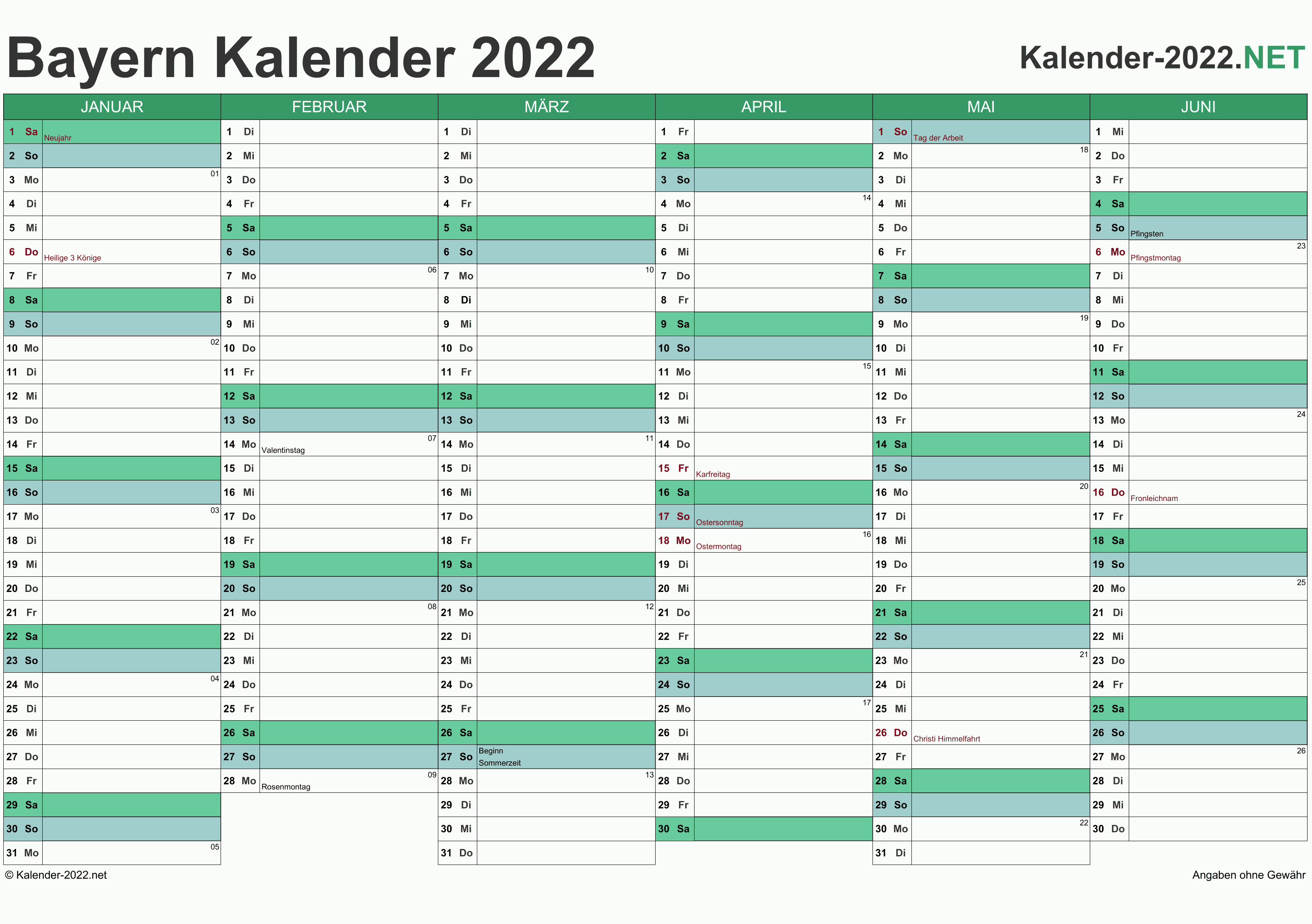 Kalender 2022 Bayern Bekijk hier de online kalender 2021. kalender 2022 bayern